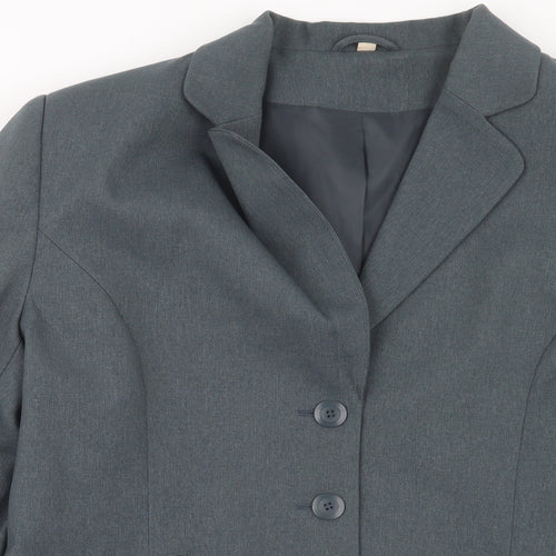 EWM Womens Grey   Jacket Blazer Size 16
