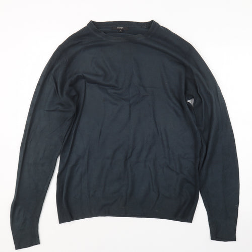 George Mens Blue  Knit Pullover Jumper Size S