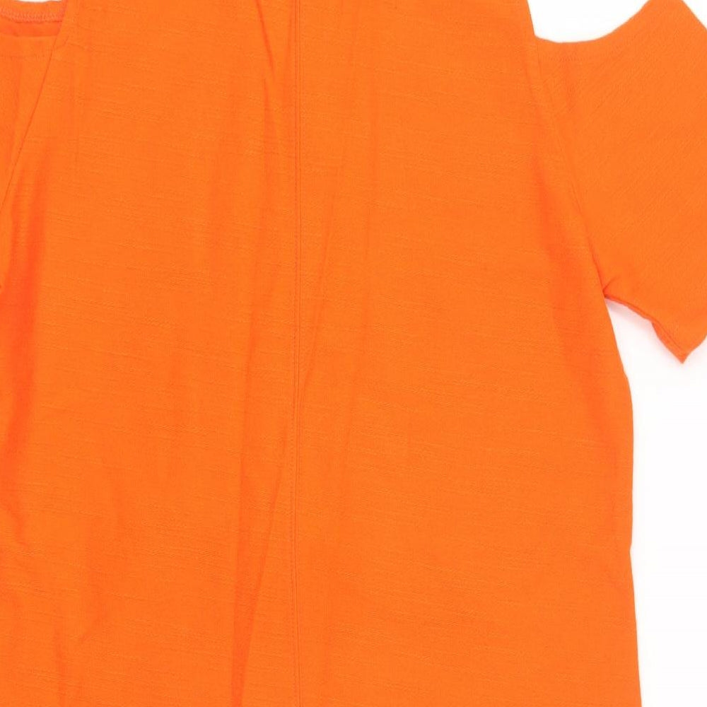 River Island Womens Orange   T-Shirt Dress  Size 12