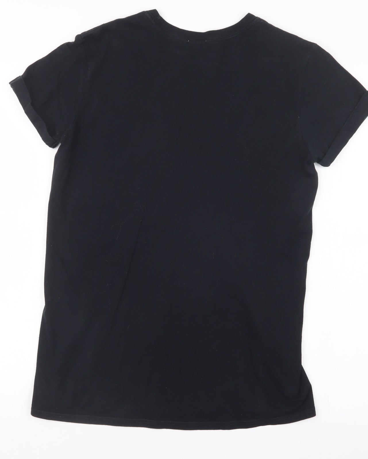 River Island Womens Black   Basic T-Shirt Size 10