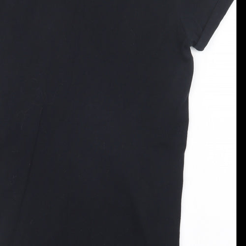 River Island Womens Black   Basic T-Shirt Size 10