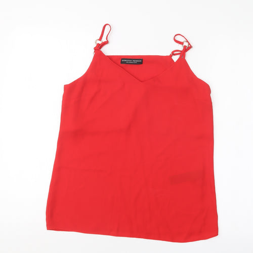 Dorothy Perkins Womens Red   Basic Blouse Size 10