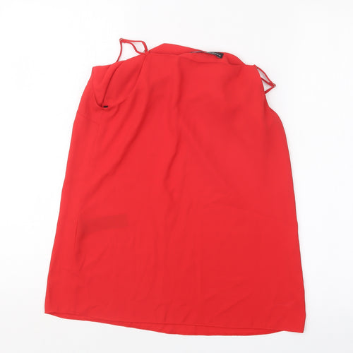 Dorothy Perkins Womens Red   Basic Blouse Size 10