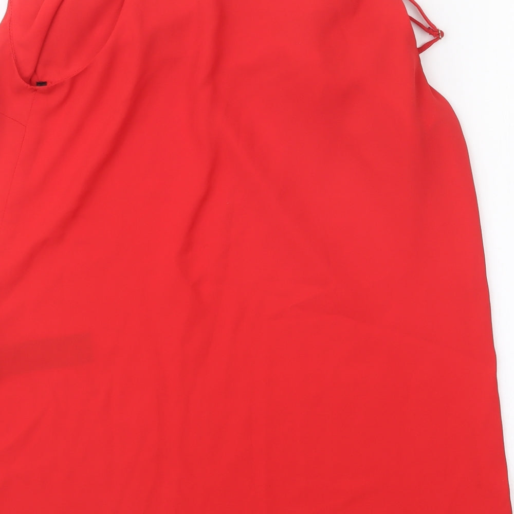 Dorothy Perkins Womens Red   Basic Blouse Size 10