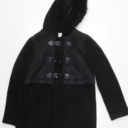 Marks and Spencer Womens Black   Pea Coat Coat Size 12