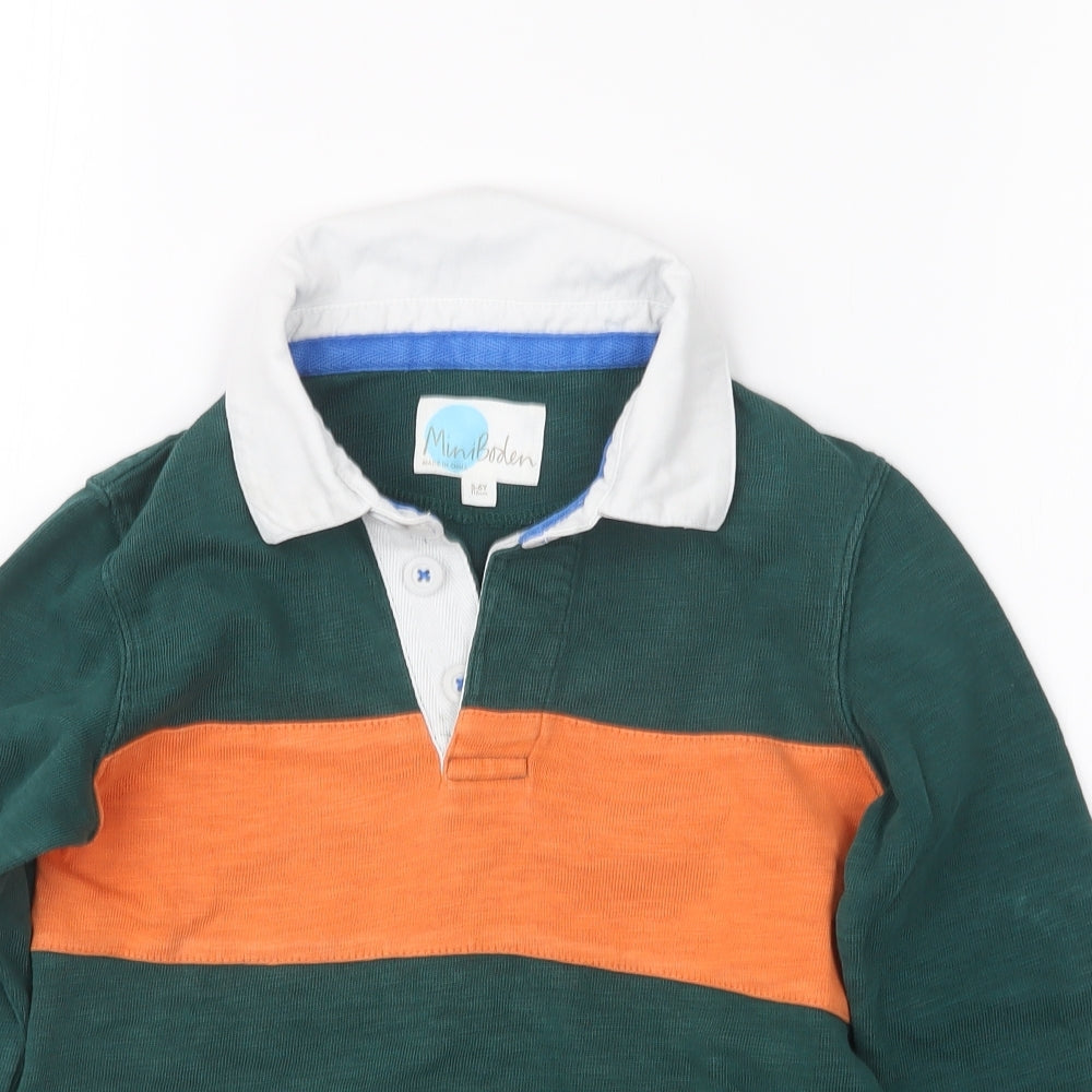 Mini Boden Boys Green   Basic Polo Size 5-6 Years