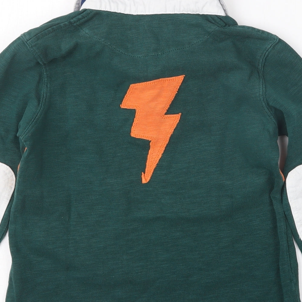 Mini Boden Boys Green   Basic Polo Size 5-6 Years