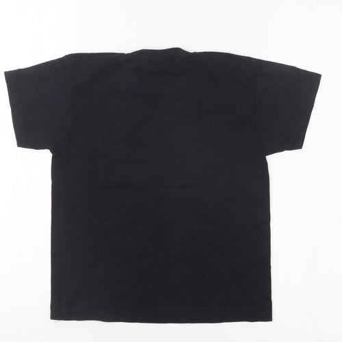 Fruit of the Loom Boys Black   Basic T-Shirt Size 5-6 Years