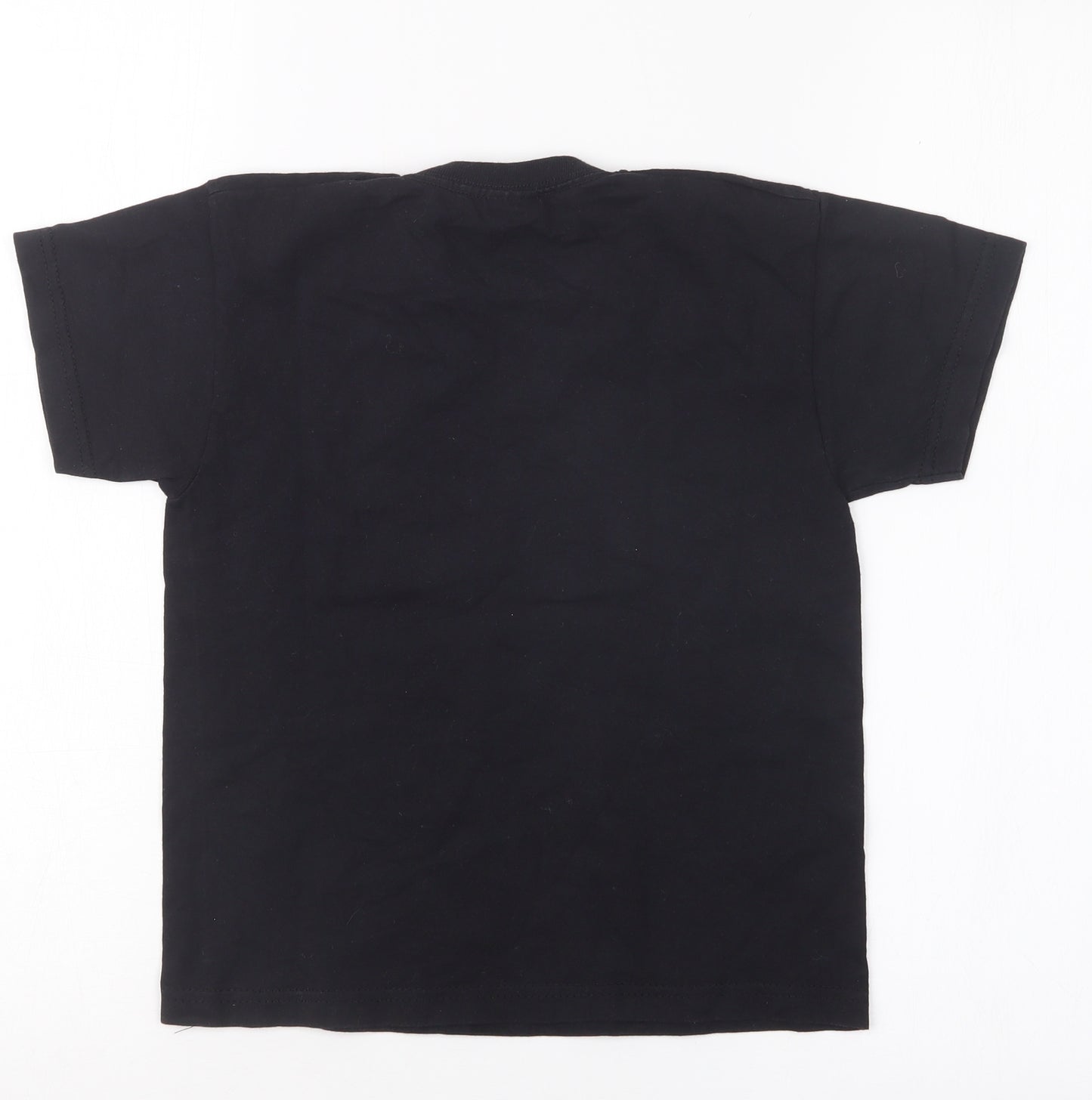 Fruit of the Loom Boys Black   Basic T-Shirt Size 5-6 Years