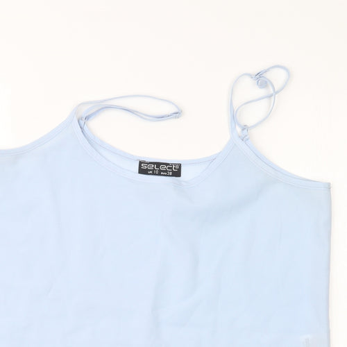 Select Womens Blue   Basic Blouse Size 10