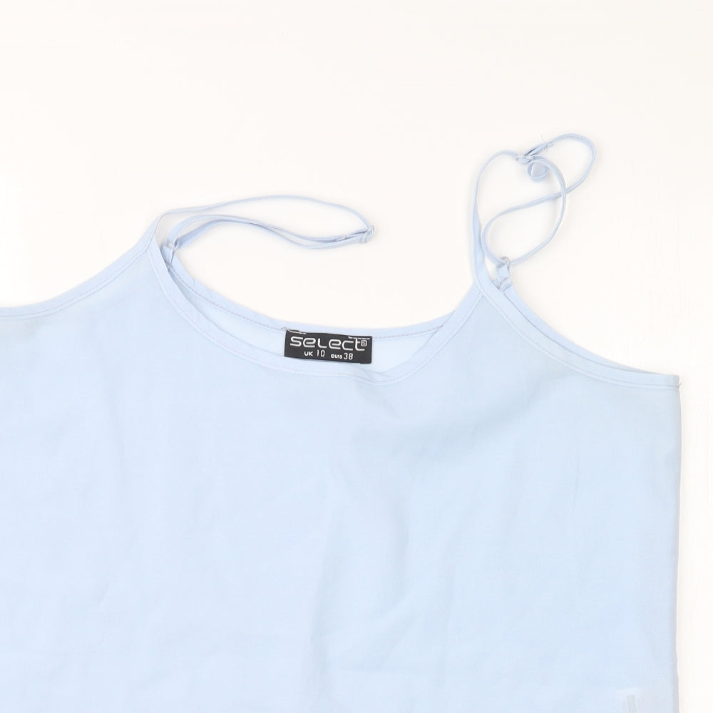 Select Womens Blue   Basic Blouse Size 10
