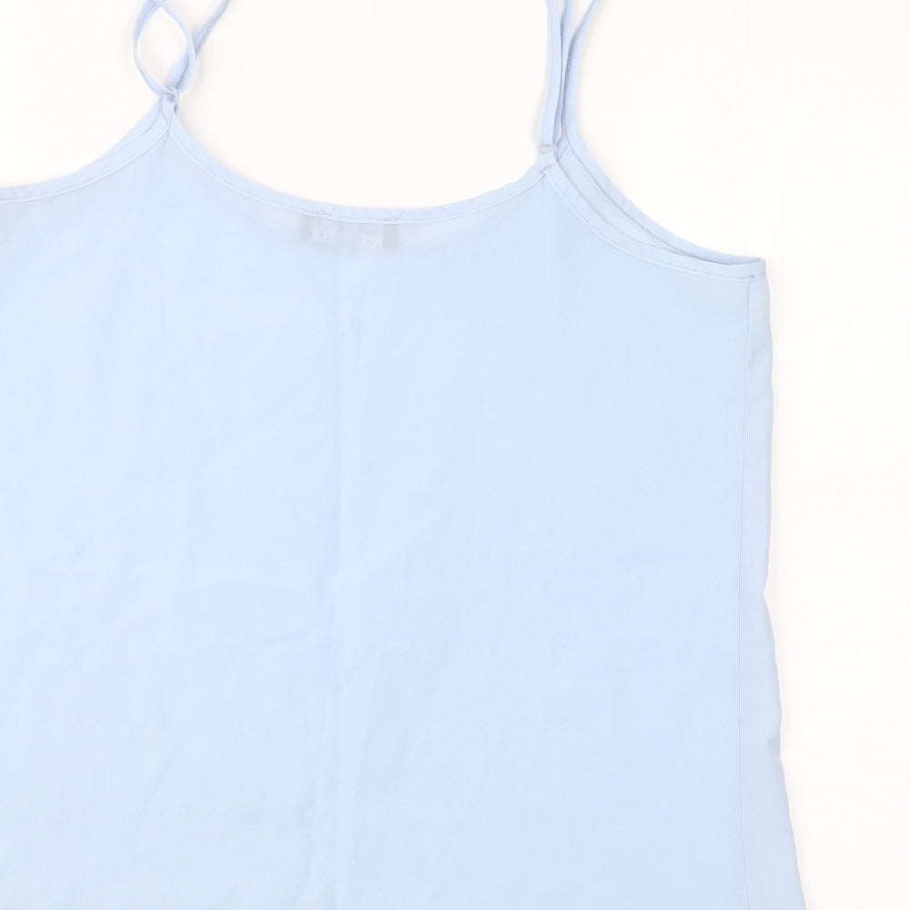 Select Womens Blue   Basic Blouse Size 10