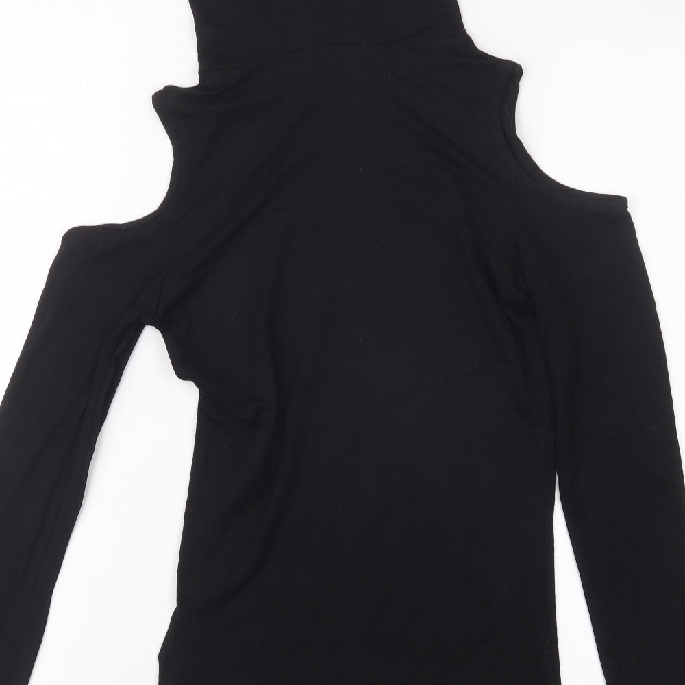 New Look Womens Black   Basic T-Shirt Size 8