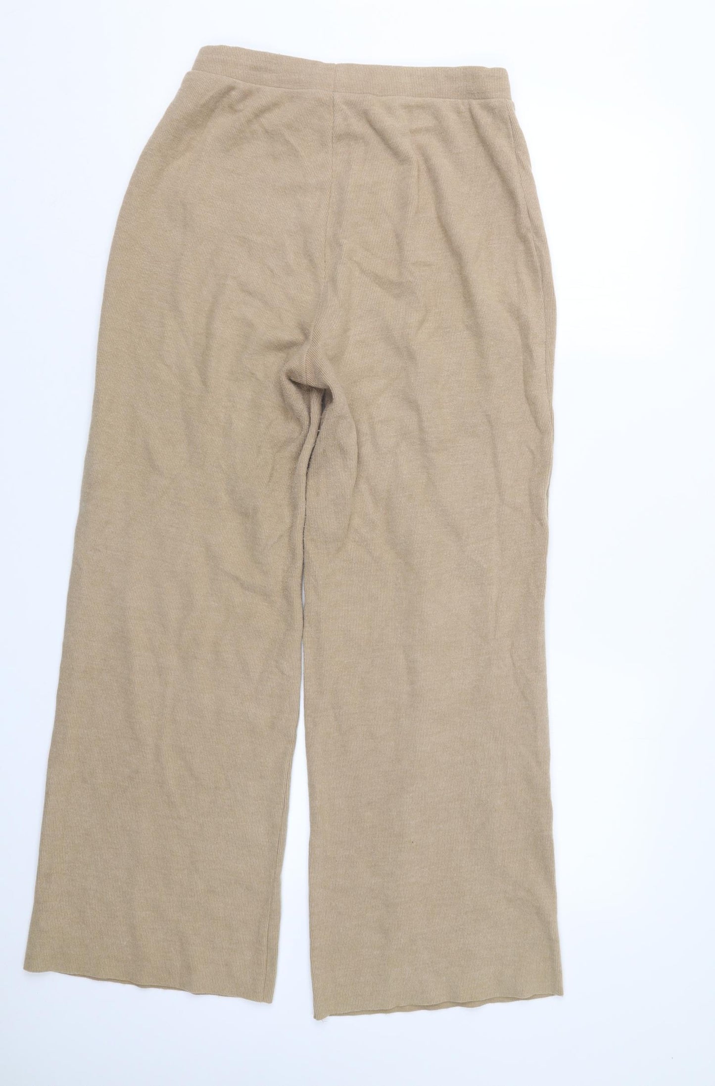 Zara Womens Beige   Trousers  Size M L27 in