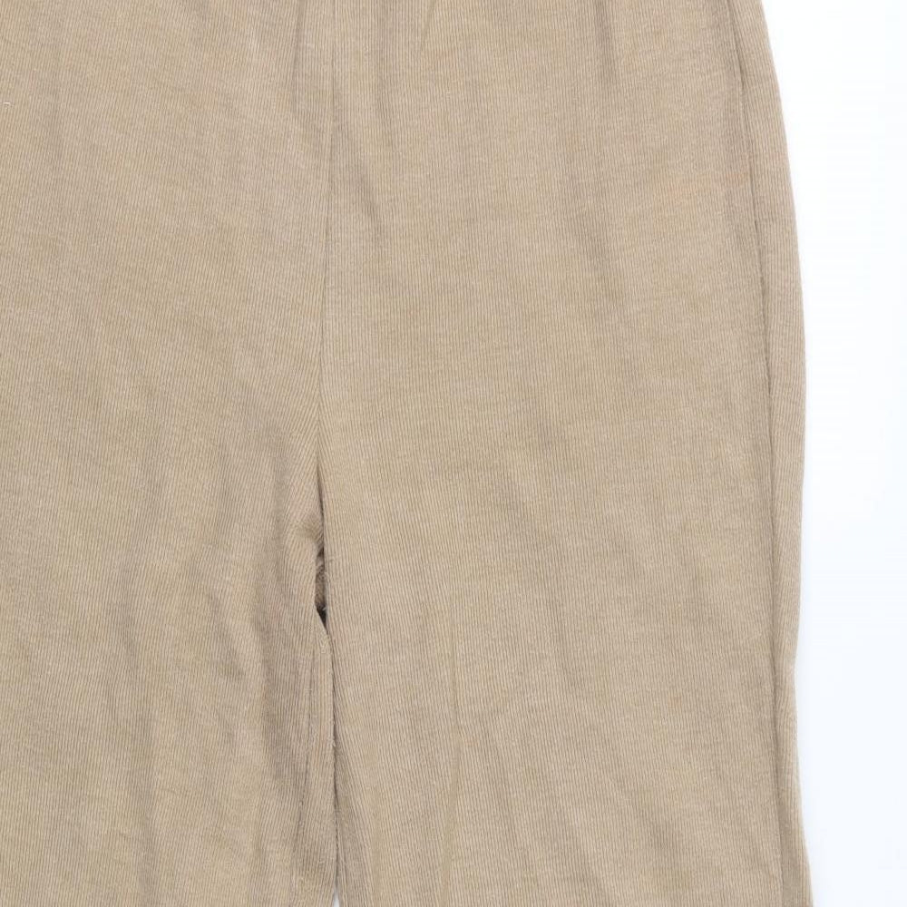 Zara Womens Beige   Trousers  Size M L27 in
