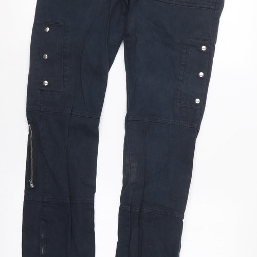 Moto Womens Blue   Trousers  Size 12 L31.5 in
