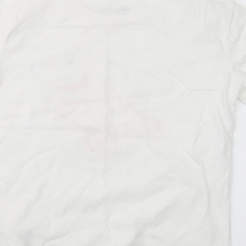 Gap Boys White   Basic T-Shirt Size 6-7 Years