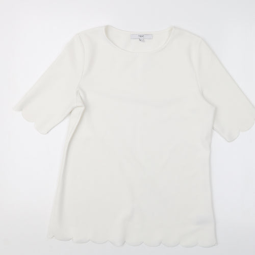 NEXT Womens White   Basic Blouse Size 6