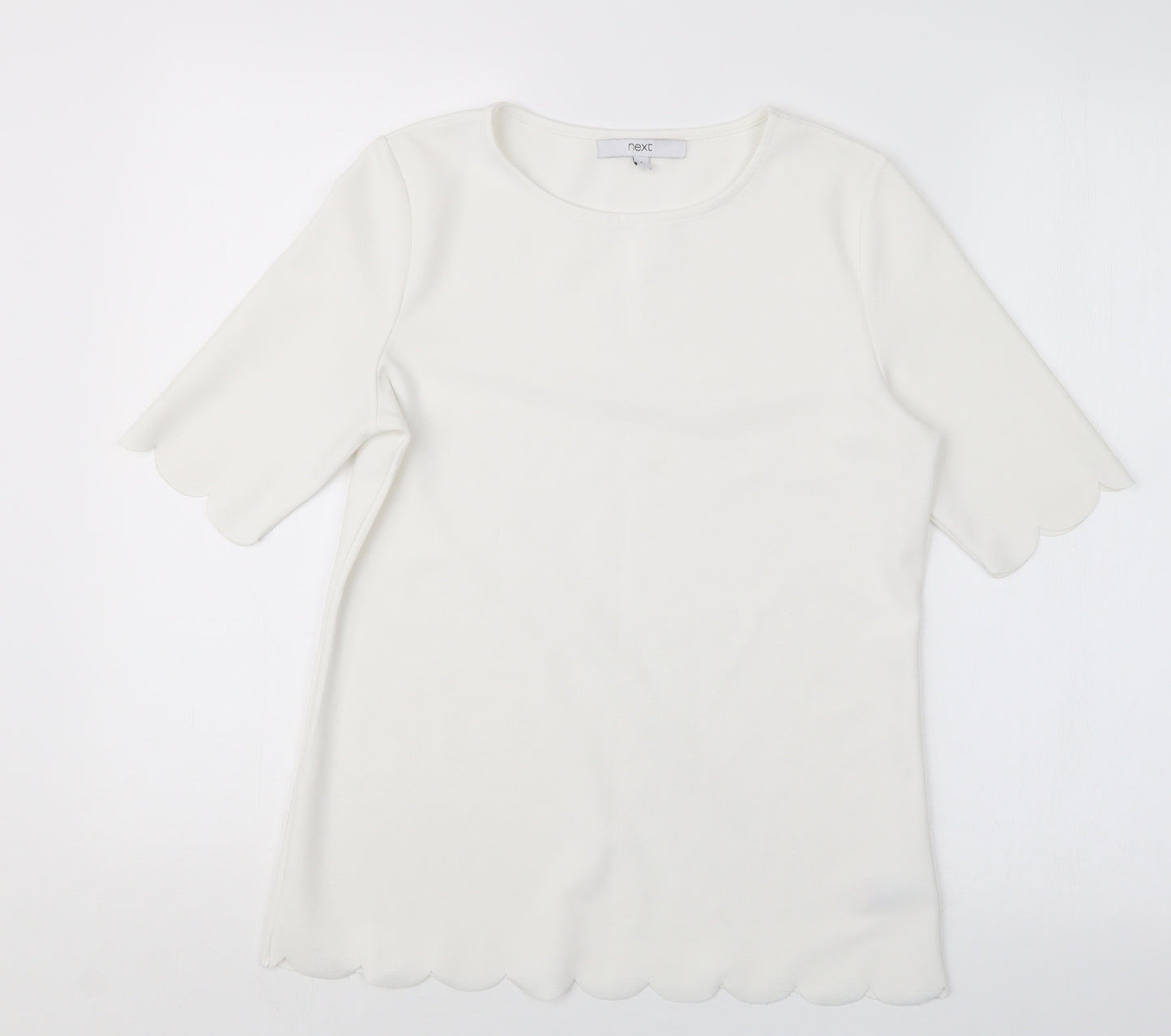 NEXT Womens White   Basic Blouse Size 6