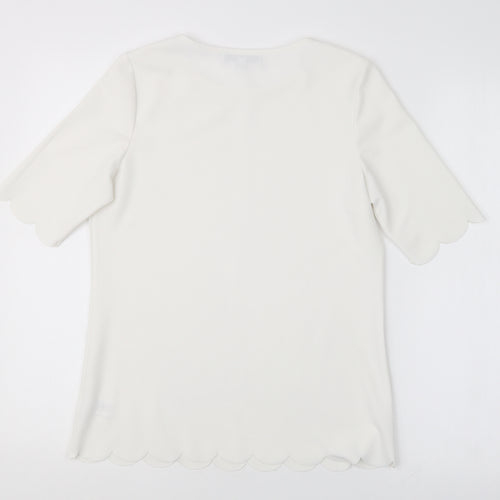NEXT Womens White   Basic Blouse Size 6