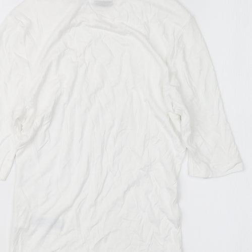 COLLUSION Womens White   Basic T-Shirt Size 8