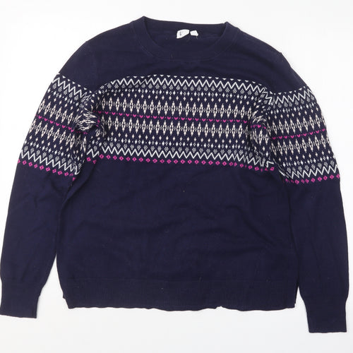 Gap Womens Blue  Knit Pullover Jumper Size M