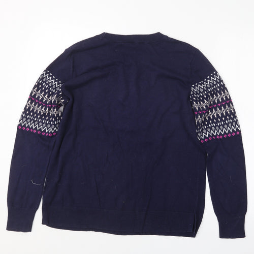 Gap Womens Blue  Knit Pullover Jumper Size M