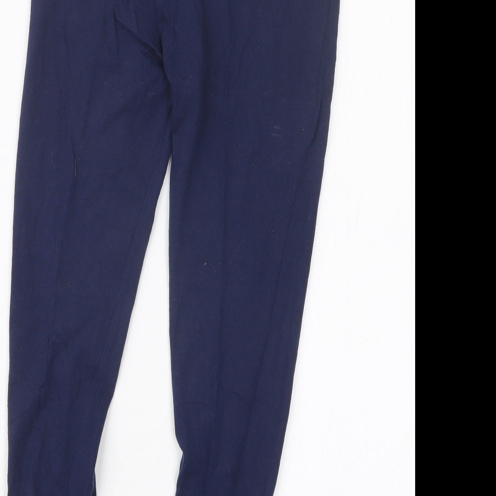 George Girls Blue   Carrot Trousers Size 6-7 Years