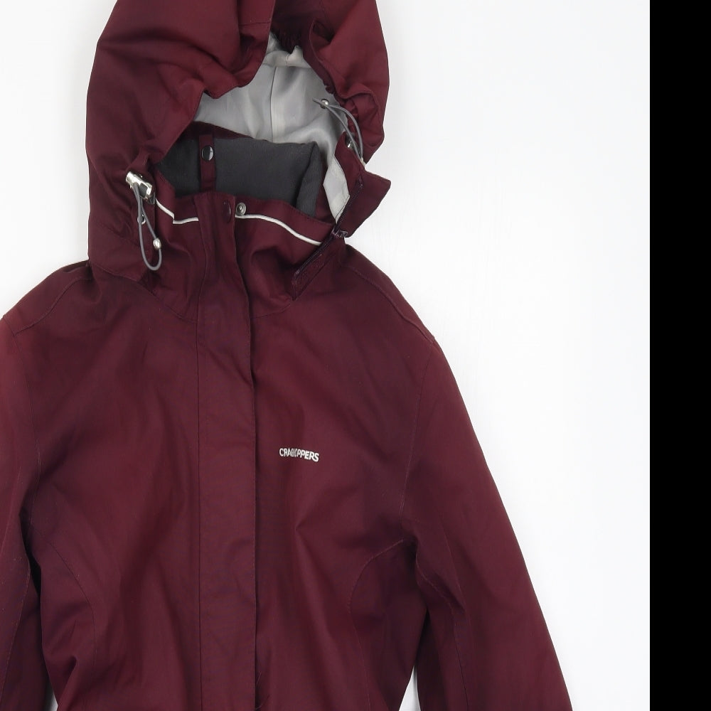 Craghoppers Womens Red   Jacket Coat Size 8  - Burgundy