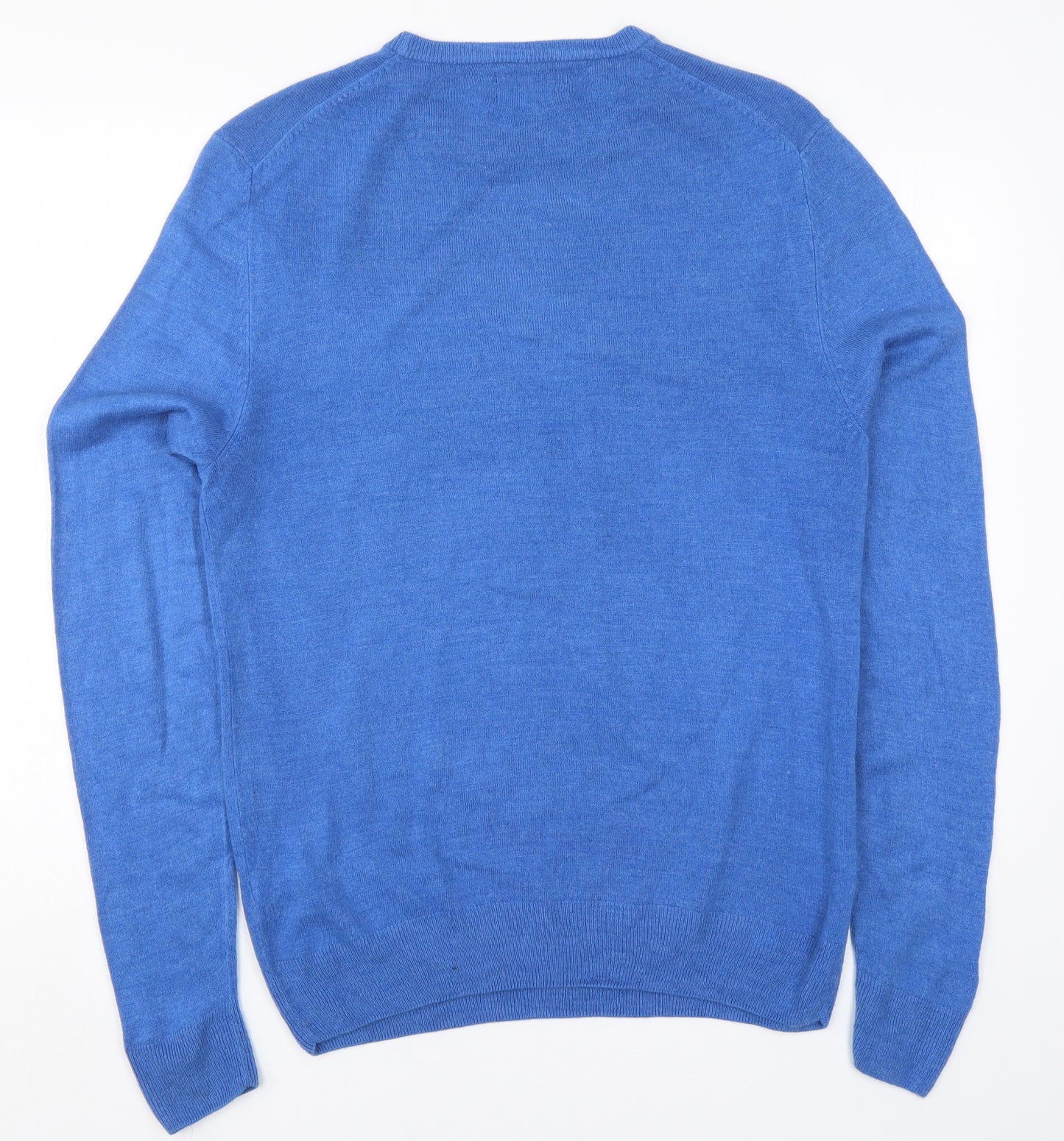 F&F Mens Blue  Knit Pullover Jumper Size M