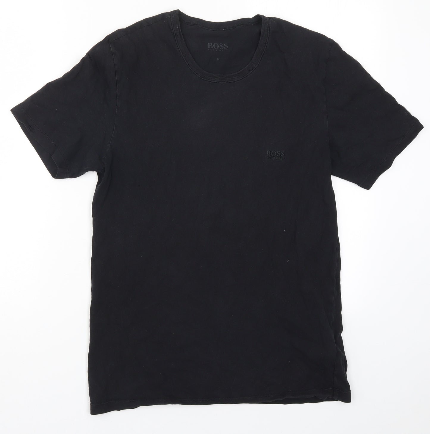 HUGO BOSS Mens Black    T-Shirt Size M