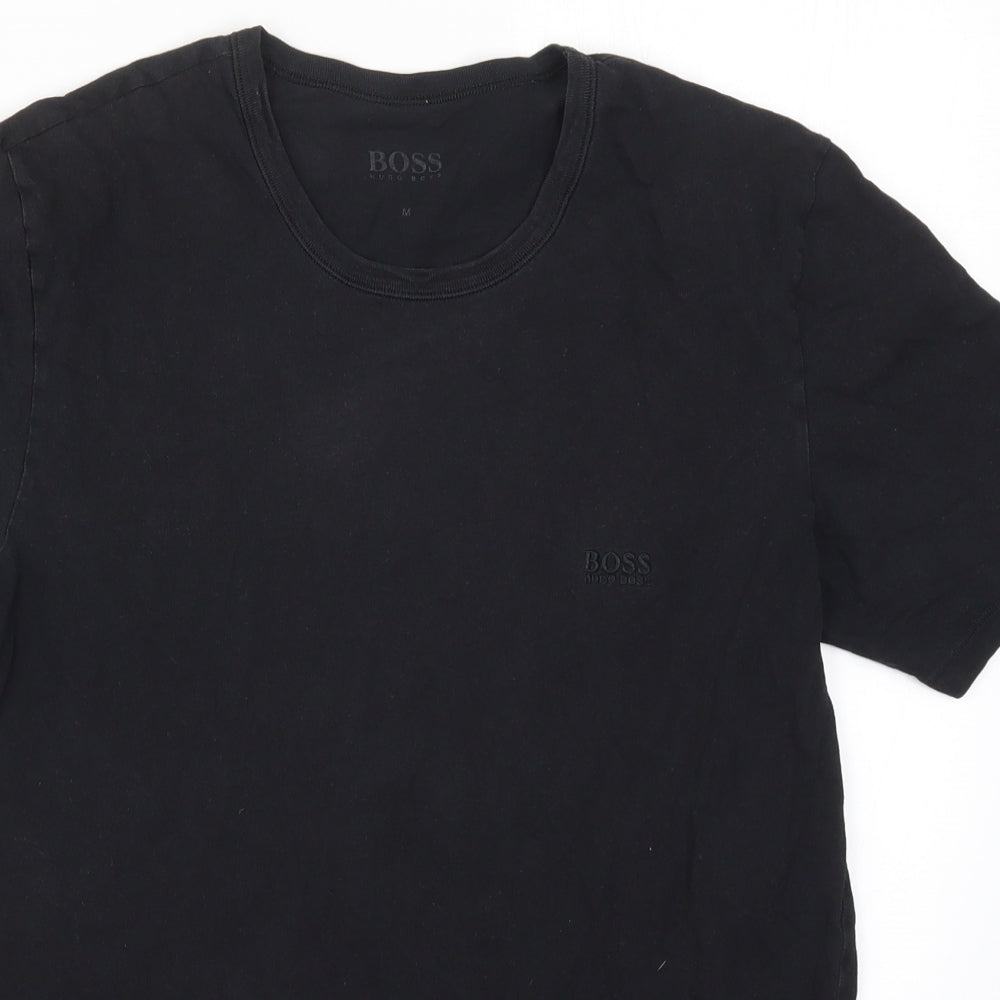 HUGO BOSS Mens Black    T-Shirt Size M