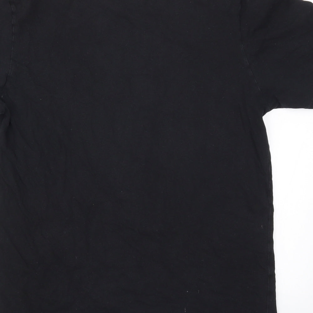 HUGO BOSS Mens Black    T-Shirt Size M