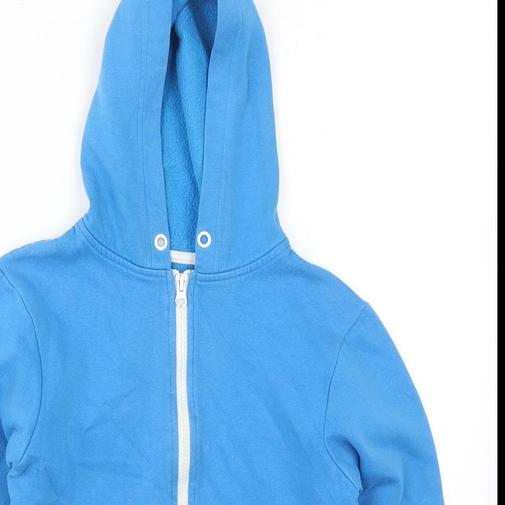 F&F Boys Blue   Full Zip Hoodie Size 10-11 Years