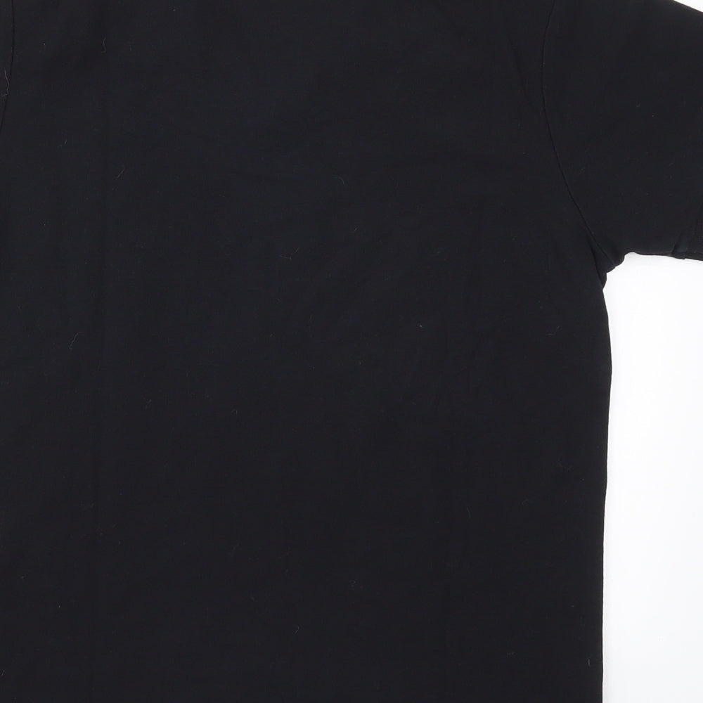 Jeff & Co Mens Black    Polo Size M