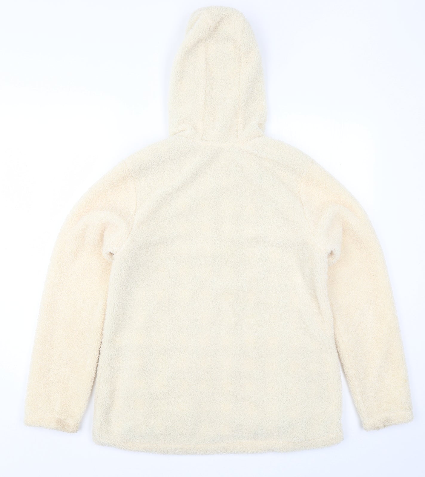 Effeti Moda Womens Beige   Full Zip Hoodie Size M