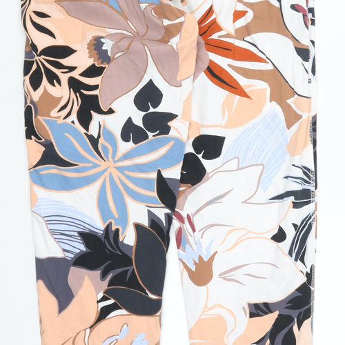 NEXT Womens Multicoloured Floral  Sweatpants Trousers Size M L30.5 in - Pyjama Pants