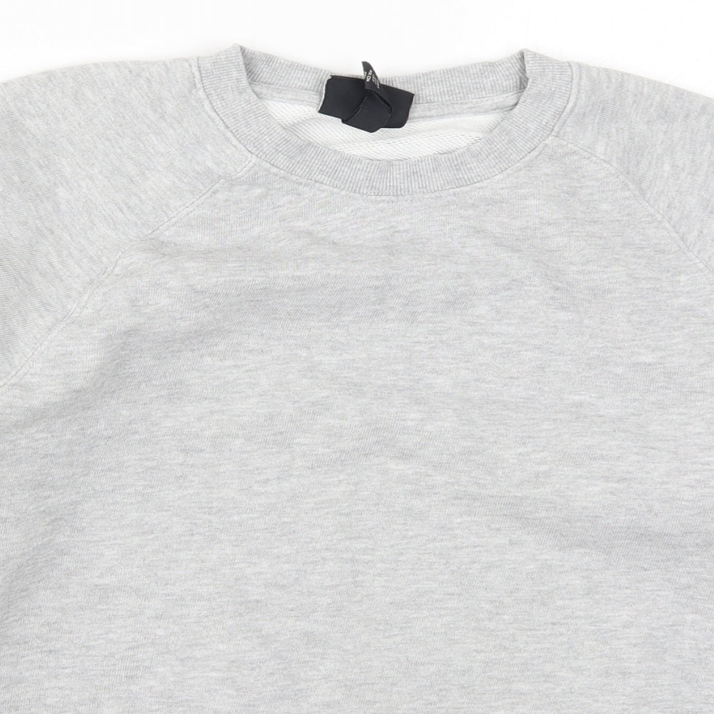 H&M Mens Grey   Pullover Sweatshirt Size S