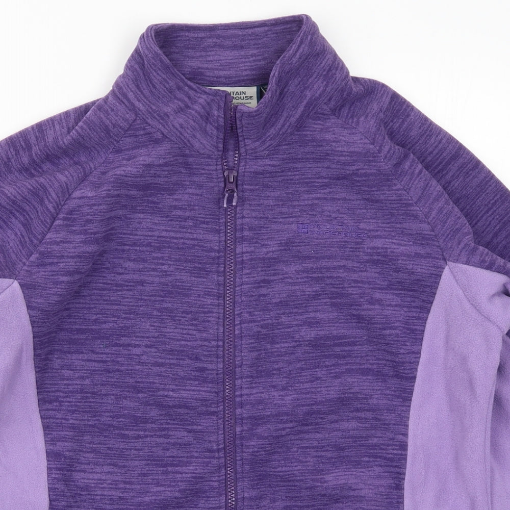 Mountain Warehouse Womens Purple  Fleece Jacket  Size 16