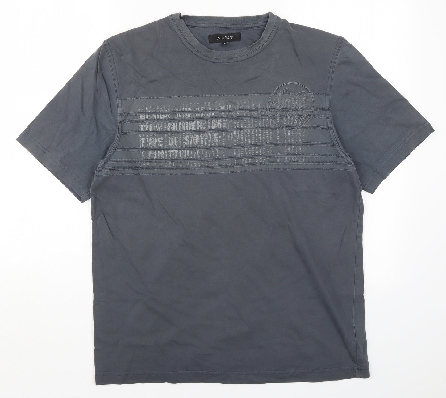 NEXT Mens Grey    T-Shirt Size M