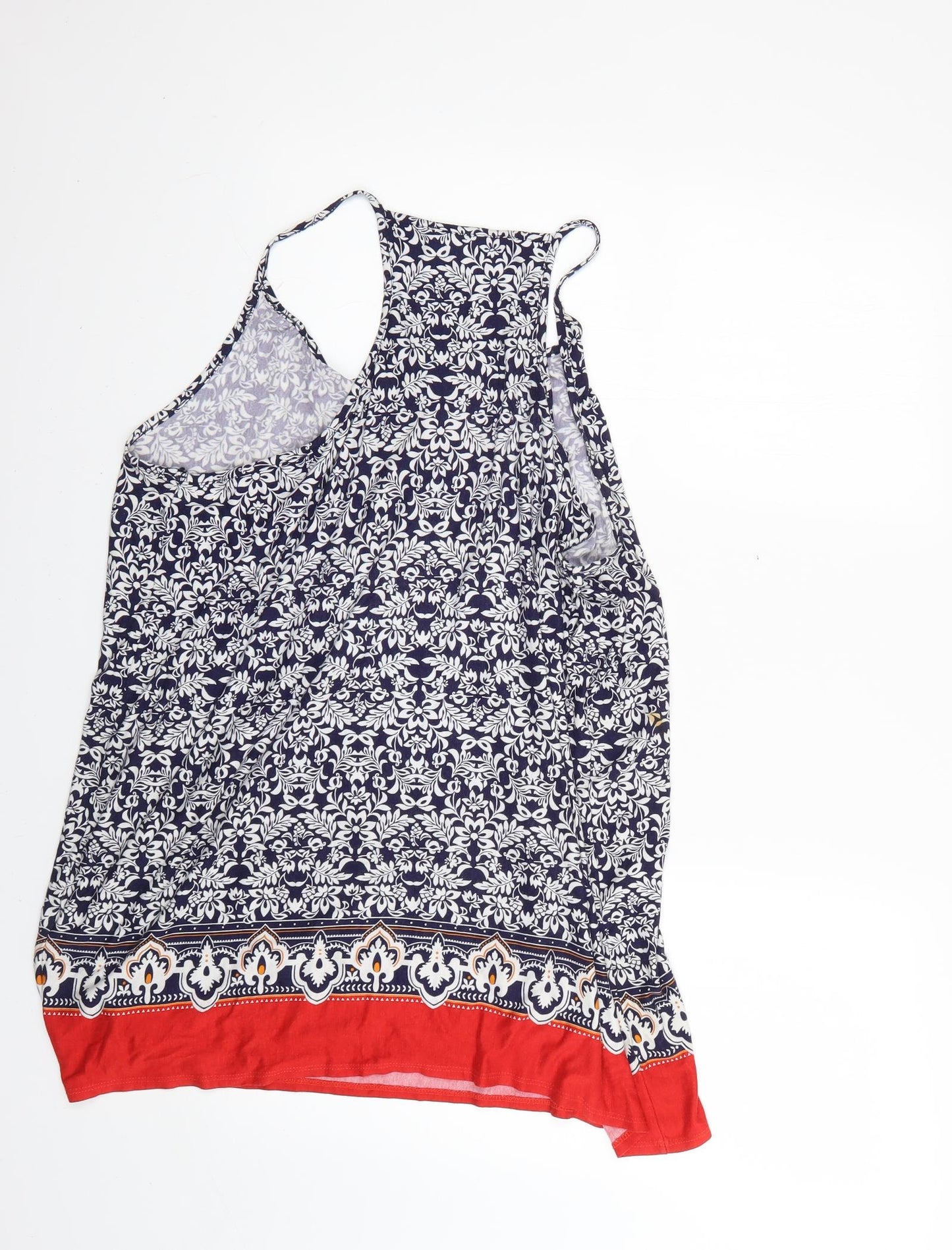 George Womens Multicoloured Geometric  Basic Tank Size 20