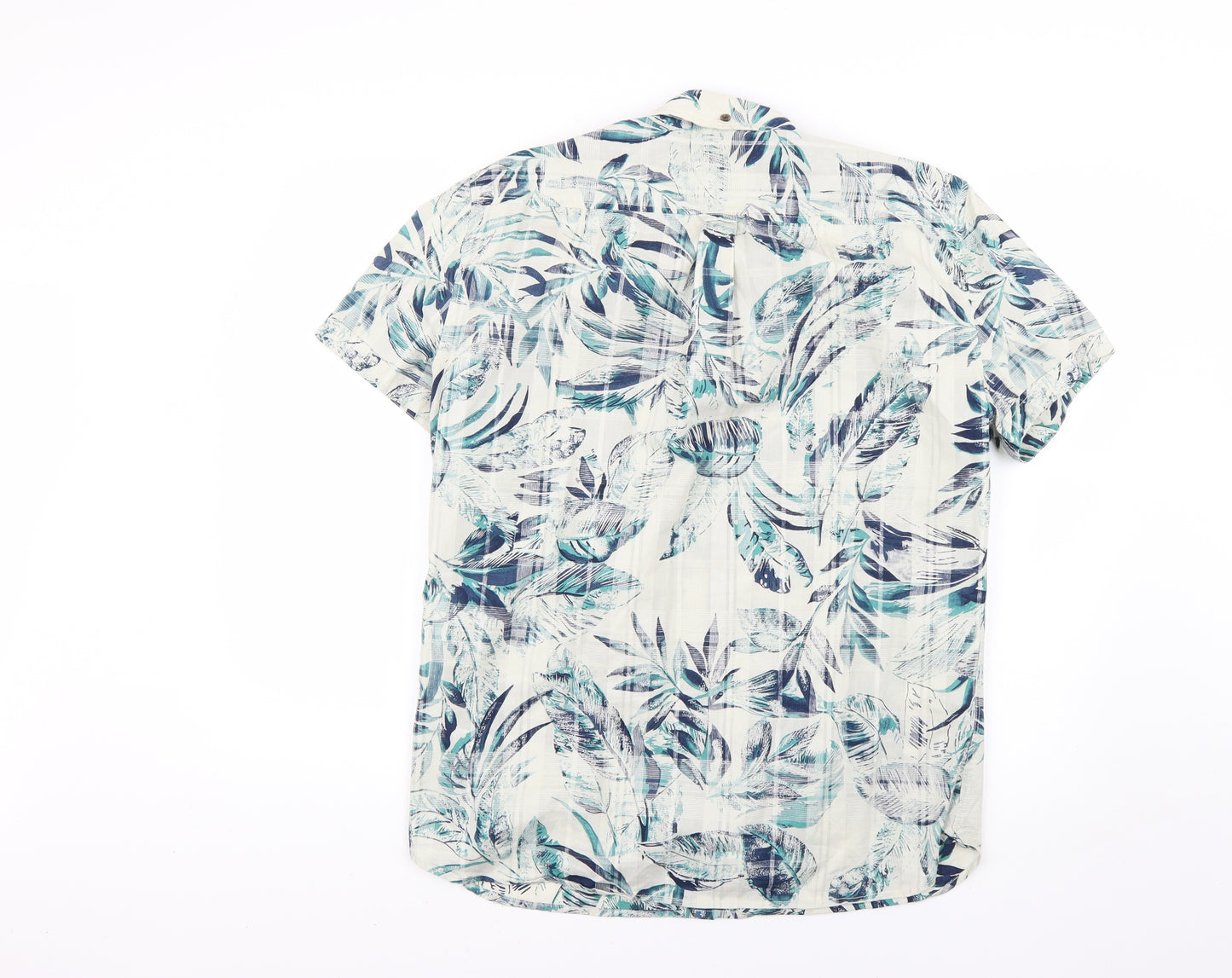 NEXT Mens Multicoloured Floral   Button-Up Size L