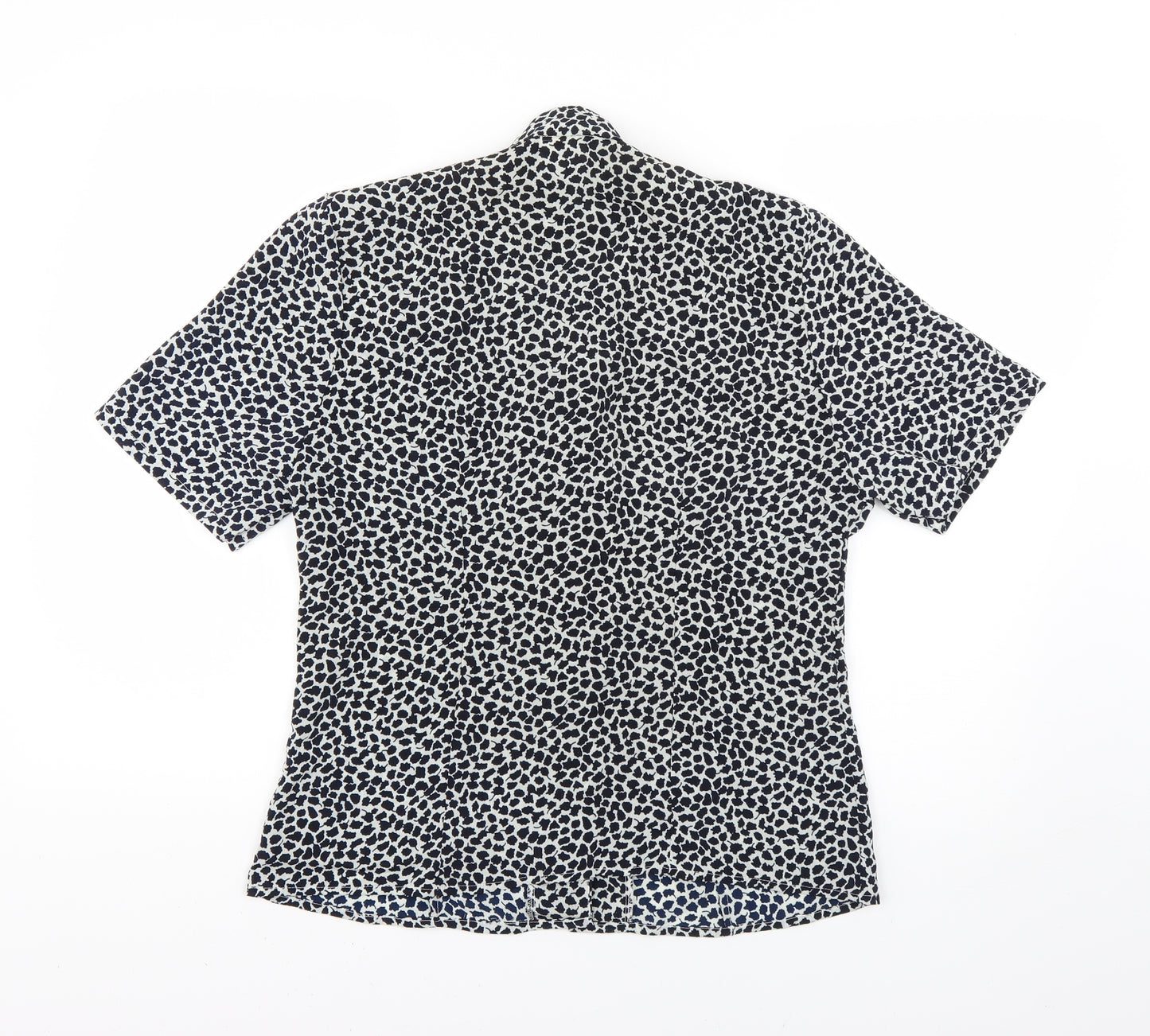 fable Womens Multicoloured Geometric  Basic Button-Up Size 14