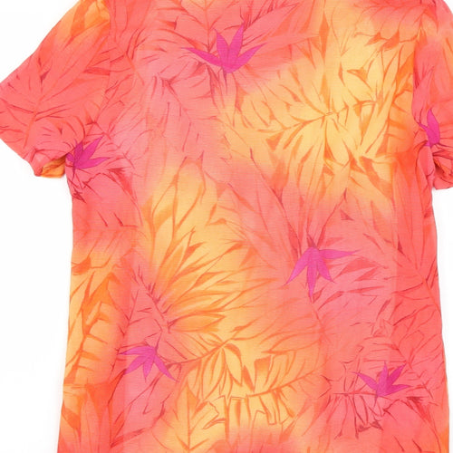 paul seperates Womens Multicoloured Floral  Basic Button-Up Size M