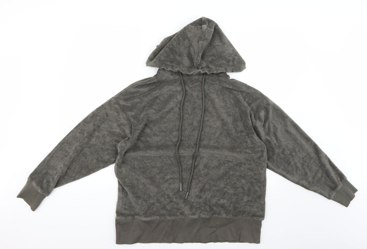 COLLUSION Womens Grey Pullover Hoodie Size 6