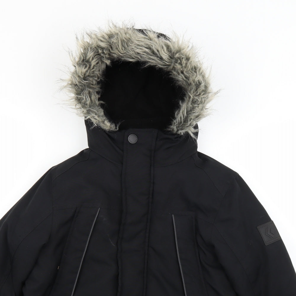 NEXT Boys Black   Basic Coat Coat Size 9 Years