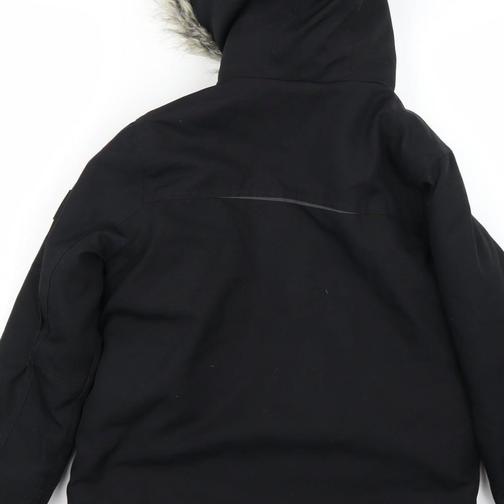 NEXT Boys Black   Basic Coat Coat Size 9 Years