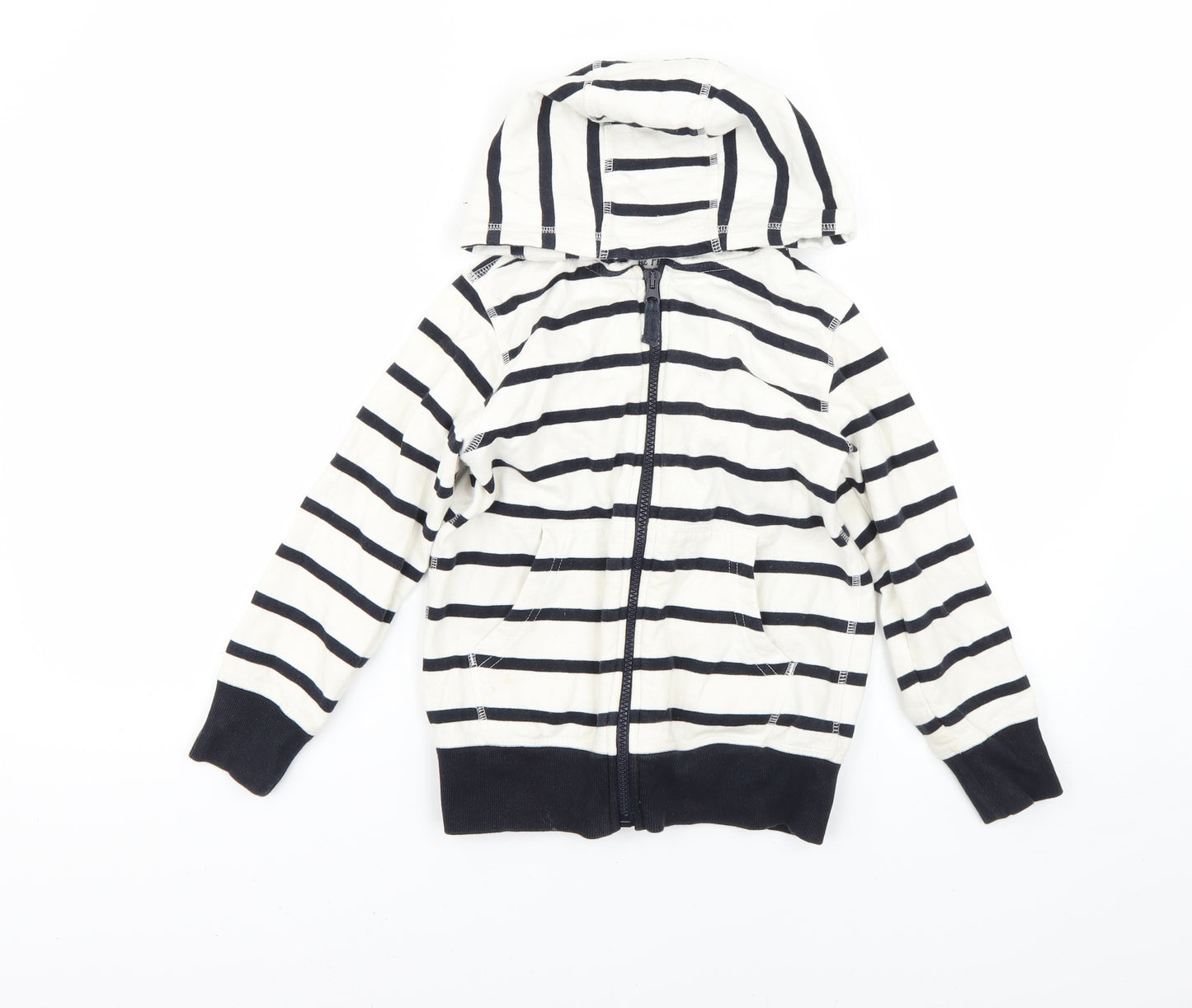 NEXT Boys Multicoloured Striped  Full Zip Hoodie Size 6 Years