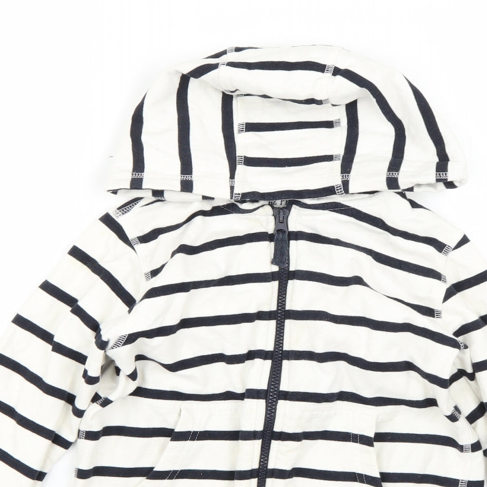 NEXT Boys Multicoloured Striped  Full Zip Hoodie Size 6 Years
