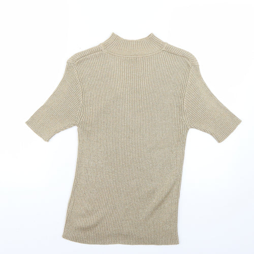 Preworn Womens Gold   Pullover Jumper Size XL